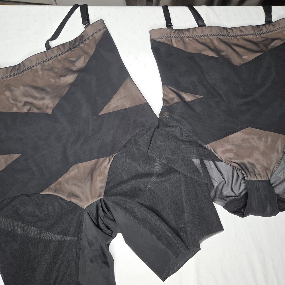 Lot of 2 Honeylove SuperPower Short Size 3XL Cinnamon & Black Shapewear